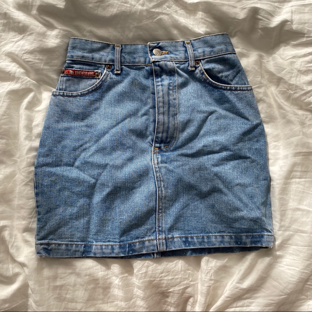 Vintage jean skirt